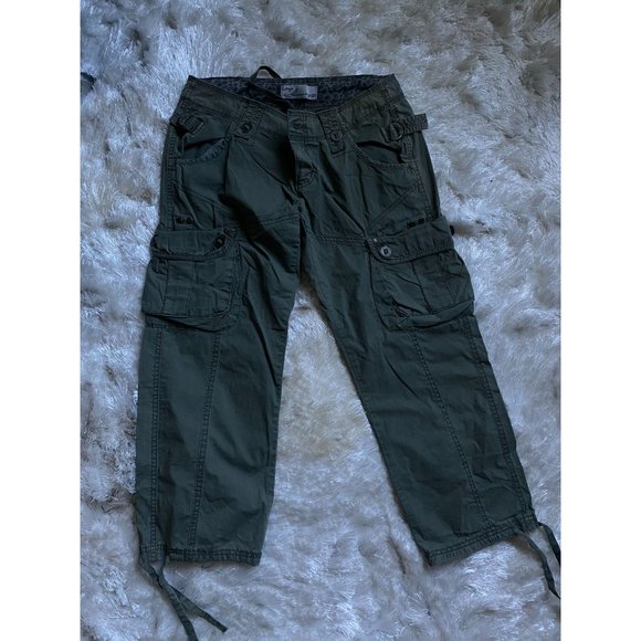 Vintage Havana Pants & Jumpsuits Vintage Havana Cropped Cargo Style